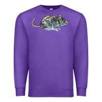 Purple packrat aka, woodrat Premium Sweatshirt - LillyAllenDesigns