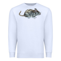 White packrat aka, woodrat Premium Sweatshirt - LillyAllenDesigns