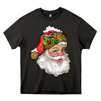 Asphalt Santa Claus With Snow Heavy Core Tee - RanaPortraitStore