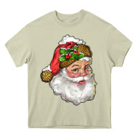 Mossy Santa Claus With Snow Heavy Core Tee - RanaPortraitStore