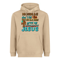 Mushroom Mommas Don't Let Your Babies Grow  Up Without Jesus Heavyweight Hoodie - BundleAndBundleShop