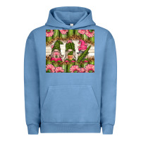 Pigment Pebble Blue cactus gnomies Urban Hoodie - TumblerDesignByShophia