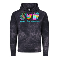 Cloud Black peace love loaded tea Vintage Hoodie - JahusDesignShop