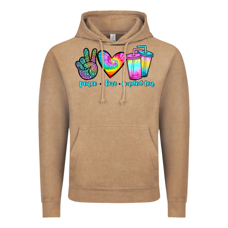 Peace Love Loaded Tea Vintage Hoodie by JahusDesignShop | Teevron