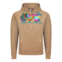 Vintage Coffee peace love loaded tea Vintage Hoodie - JahusDesignShop