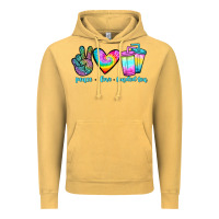 Vintage Mustard peace love loaded tea Vintage Hoodie - JahusDesignShop