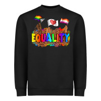Black equality pride flags Heavyweight Sweatshirt - AdoDesignShop