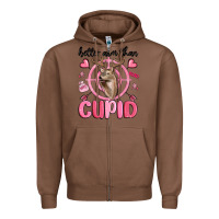 Chestnut better aim than cupid Zipper Hoodie - MaliasSmallBusiness