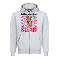 Heather Grey better aim than cupid Zipper Hoodie - MaliasSmallBusiness