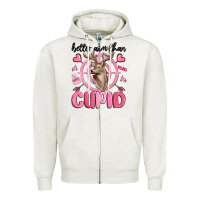Oatmeal Heather better aim than cupid Zipper Hoodie - MaliasSmallBusiness