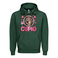 Sports Green better aim than cupid Zipper Hoodie - MaliasSmallBusiness