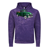 Cloud Purple western green truck right 34 view 1 Vintage Hoodie - FaDigitalArtStudio