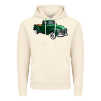 Vintage Artic western green truck right 34 view 1 Vintage Hoodie - FaDigitalArtStudio