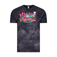 Cloud Black breast cancer nurse Vintage Tee - AdoDesignShop