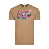 Vintage Coffee breast cancer nurse Vintage Tee - AdoDesignShop