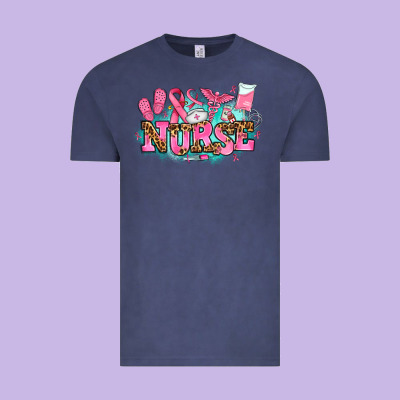 Breast Cancer Nurse Vintage Tee Designed By Adodesignshop