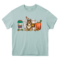 Arona collie dog coffee cups Heavy Core Tee - texasbilliewilder