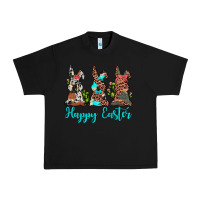 Black happy easter leopard cowhide turquoise cactus bunny's Urban Heavy Tee - JahusDesignShop