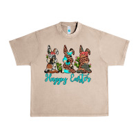 French Oak happy easter leopard cowhide turquoise cactus bunny's Urban Heavy Tee - JahusDesignShop