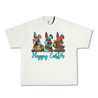 Pistachio happy easter leopard cowhide turquoise cactus bunny's Urban Heavy Tee - JahusDesignShop