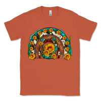 Copper sunflower gemstone leopard cowhide horseshoe rainbow Classic Tee - Artiststas