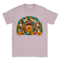 Lilac sunflower gemstone leopard cowhide horseshoe rainbow Classic Tee - Artiststas