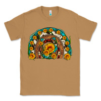 Toasted Coconut sunflower gemstone leopard cowhide horseshoe rainbow Classic Tee - Artiststas
