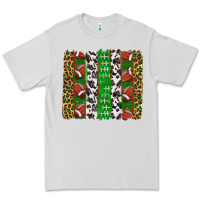 Dove Grey football brush strokes Premium Tee - texasbilliewilder