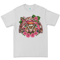 Dove Grey pink floral baby goat rainbow Premium Tee - BarkalooDesign