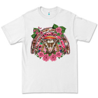 White pink floral baby goat rainbow Premium Tee - BarkalooDesign