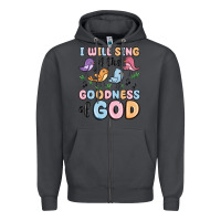 Smoke i will sing of the goodness of god Zipper Hoodie - MaliasSmallBusiness