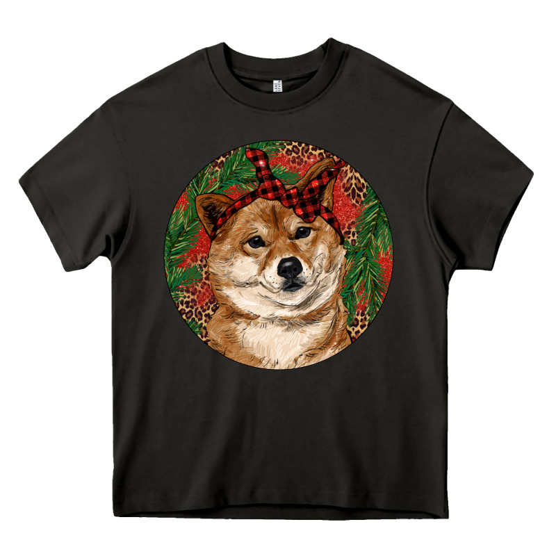 Shiba Inu Christmas Heavy Core Tee by RanaPortraitStore | Teevron