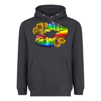 Smoke Lgbtq Pride Rainbow Lips Heavyweight Hoodie - BundleAndBundleShop