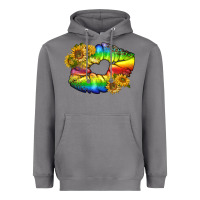 Storm Lgbtq Pride Rainbow Lips Heavyweight Hoodie - BundleAndBundleShop