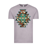 Vintage Zinc cowhide leopard gemstone aztec Vintage Tee - JahusDesignShop