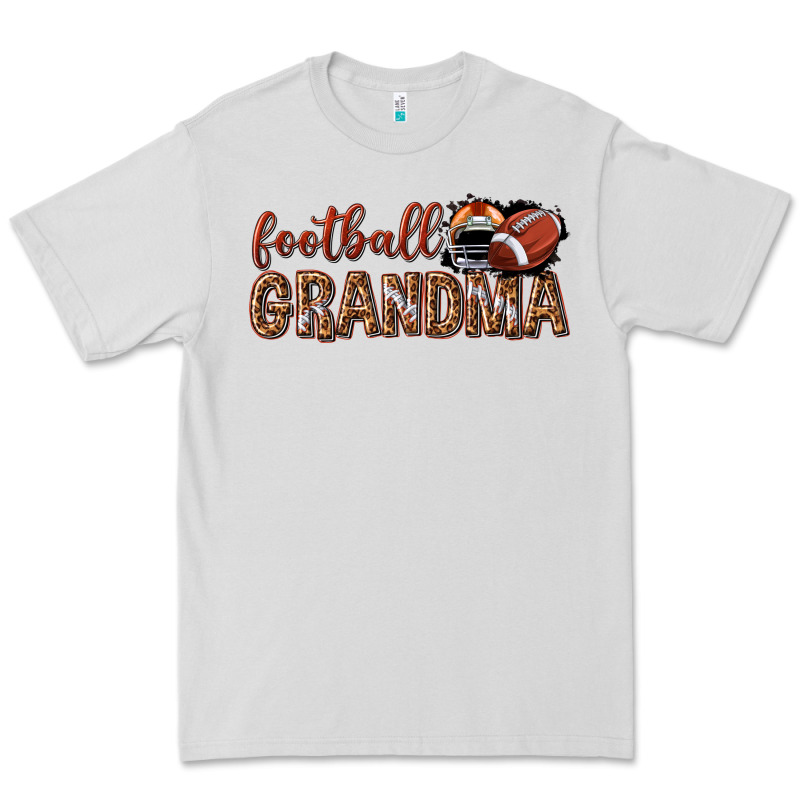 Football Grandma With Leopard Premium Tee by texasbilliewilder | Teevron
