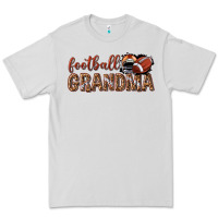 Dove Grey football grandma with leopard Premium Tee - texasbilliewilder