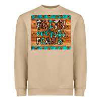 Mushroom faith over fear Heavyweight Sweatshirt - JahusDesignShop