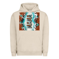 Pigment French Oak tooled leather and cowhide mama Urban Hoodie - TumblerDesignByShophia