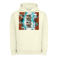 Pigment Pistachio tooled leather and cowhide mama Urban Hoodie - TumblerDesignByShophia