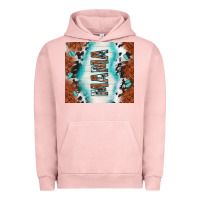 Pigment Salmon tooled leather and cowhide mama Urban Hoodie - TumblerDesignByShophia