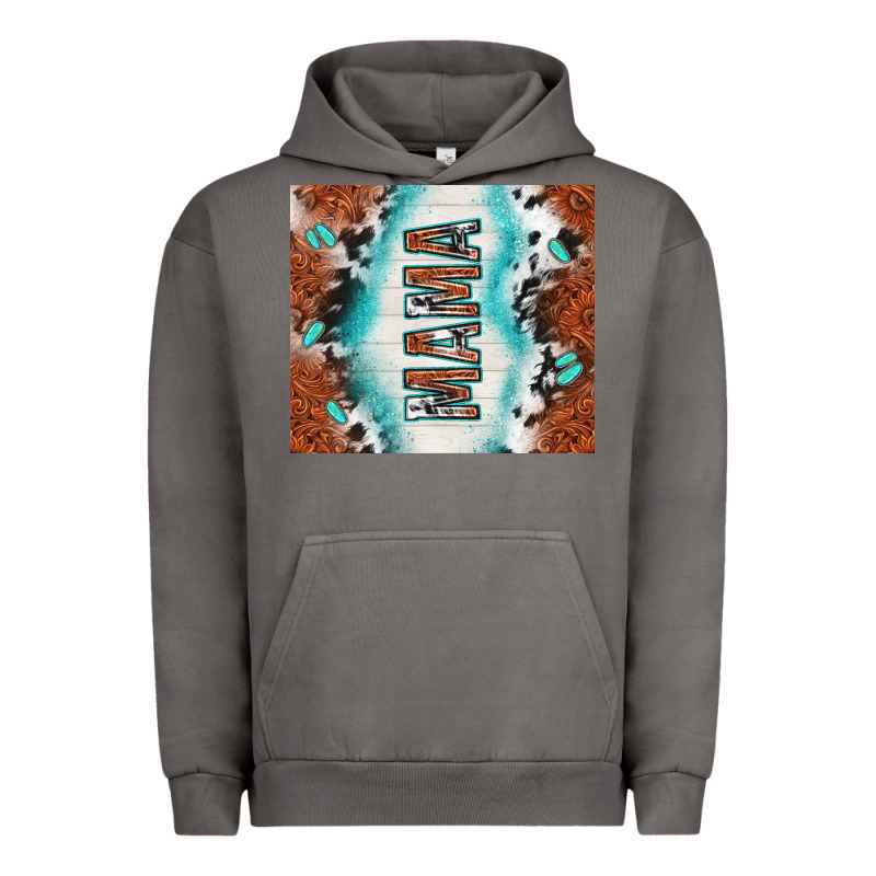 Tooled Leather And Cowhide Mama Urban Hoodie by TumblerDesignByShophia | Teevron