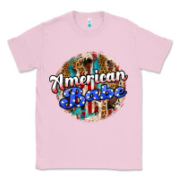 Bubblegum Pink american babe Classic Tee - JahusDesignShop