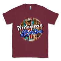Burgundy american babe Classic Tee - JahusDesignShop