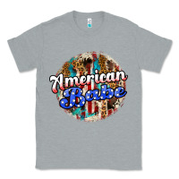 Heather Grey american babe Classic Tee - JahusDesignShop