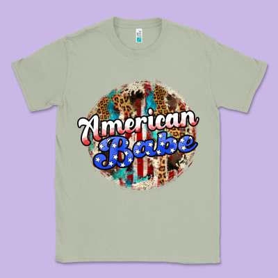 American Babe Classic Tee Designed By Jahusdesignshop
