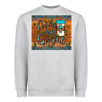 Heather Grey coffee and grace Heavyweight Sweatshirt - JahusDesignShop