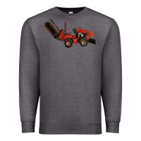 Charcoal Heather red ditch witch Premium Sweatshirt - LillyAllenDesigns