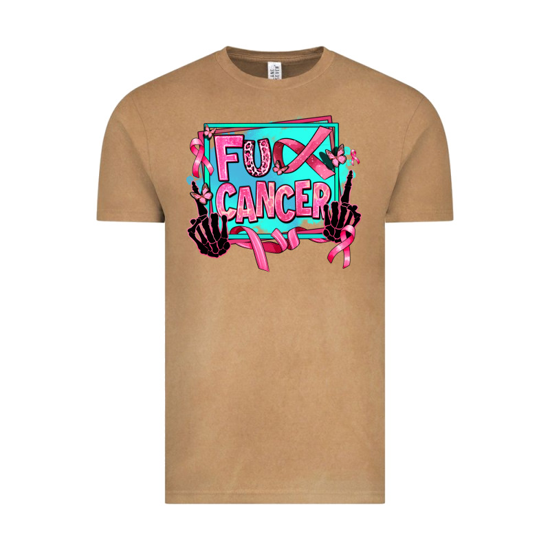 Fuck Cancer Vintage Tee by AdoDesignShop | Teevron