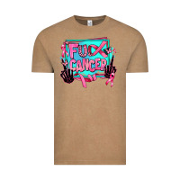 Vintage Coffee fuck cancer Vintage Tee - AdoDesignShop